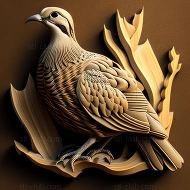 3D model st quail (STL)